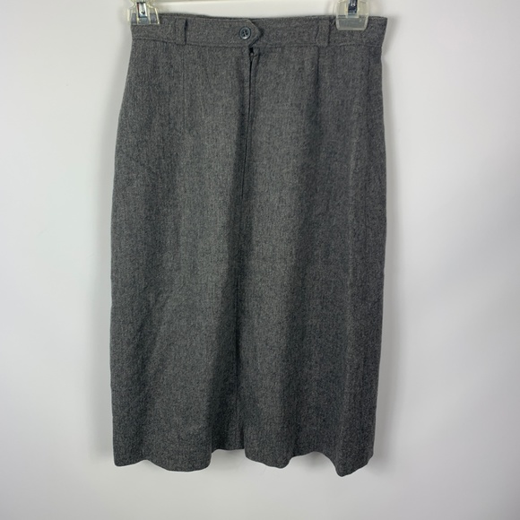 Vintage Saks Fifth Avenue Wool Skirt Sz 8 - Picture 2 of 4